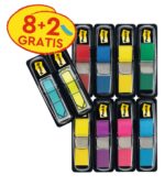 Post-It Index Pack da 10 dispenser con 35 segnalibri riposizionabili - Forma rettangolare - Colori assortiti