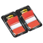 Confezione Post-It Index da 2 dispenser con 50 segnalibri riposizionabili - Forma rettangolare - Colore rosso - immagine 2