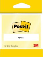 Blocco Post-It da 100 foglietti adesivi riposizionabili - Forma quadrata - 76x76 mm - Colore giallo chiaro - immagine 4