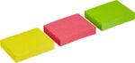 Confezione Post-It da 3 blocchi da 100 foglietti adesivi riposizionabili - Forma rettangolare - 38 x 51 mm - Colori assortiti - immagine 5