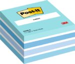 Post-It Cubo da 450 foglietti adesivi riposizionabili - Forma quadrata - 76x76 mm - Colori assortiti
