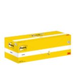 Confezione Post-It da 24 blocchi da 100 foglietti adesivi riposizionabili - Forma quadrata - 76 x 76 mm - Colore giallo chiaro - immagine 3
