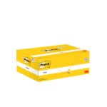 Post-It Confezione da 20 blocchi da 100 foglietti adesivi riposizionabili 38x51 mm - Forma rettangolare - Colore giallo chiaro - immagine 2