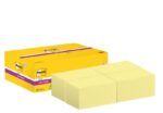 Post-It Super Sticky Confezione da 24 blocchi da 90 Confezione da 24 blocchi da 90 Note adesive riposizionabili - 76x127 mm - Colore giallo chiaro - immagine 2