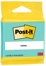 Blocco Post-It da 100 foglietti adesivi riposizionabili - Forma rettangolare - 63
