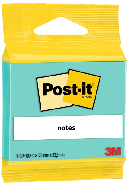 Blocco Post-It da 100 foglietti adesivi riposizionabili - Forma rettangolare - 63