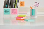 Post-It Confezione da 12 blocchi da 90 foglietti adesivi riposizionabili - Forma quadrata - 76x76 mm - Colori assortiti - immagine 4