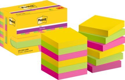 Post-It Super Sticky Confezione da 12 blocchi da 90 foglietti adesivi riposizionabili  47
