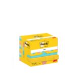 Confezione Post-It da 12 blocchi da 100 foglietti adesivi riposizionabili - Forma rettangolare - 38x51 mm - Colori assortiti - immagine 3