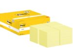Confezione Post-It da 24 blocchetti da 100 fogli - Forma rettangolare - 38x51 mm - Colore giallo chiaro - immagine 2