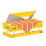 Post-It Confezione da 24 blocchi da 100 - Forma quadrata - 76x76 mm - Colori assortiti - immagine 3