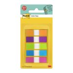 Dispenser Post-It Index con 100 segnalibri riposizionabili - Forma rettangolare - Colori assortiti