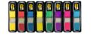 Confezione Post-It Index da 8 dispenser con 35 segnalibri riposizionabili - Forma rettangolare - Colori assortiti - immagine 2