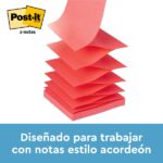 Post-It Super Sticky Dispenser con 2 blocchi da 45 Z-Notes - Forma di orsetto - Forma quadrata - 76x76 mm - Colore bianco - immagine 4