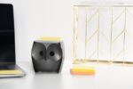 Post-It Super Sticky Dispenser con 2 blocchi da 45 Z-Note - Forma di gufo - Forma - Colore nero - immagine 4