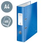 Leitz Wow Raccoglitore a leva A4 - Dorso 80 mm - Ollao e Rado - Etichetta sul dorso - Colore blu - immagine 2