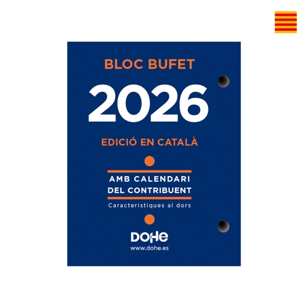 Dohe Blocco annuale per studio legale in catalano - 2 perforazioni - Calendario fiscale - Pianificazione mensile - 640 pagine Dohe Blocco annuale per studio legale in catalano - 2 perforazioni - Calendario fiscale - Pianificazione mensile - 640 pagine
