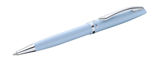 Pelikan Jazz Pastel Penna a sfera con meccanismo a rotazione - Punta media - Corpo laccato - Ricaricabile - Colore blu pastello