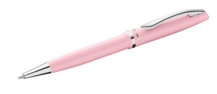 Pelikan Jazz Pastello Penna a sfera con meccanismo a rotazione - Punta media - Corpo laccato - Ricaricabile - Colore Rosa Pastello