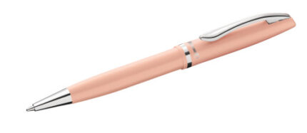 Pelikan Jazz Pastel Penna a sfera con meccanismo a rotazione - Punta media - Corpo laccato - Ricaricabile - Colore Pesca Pastello