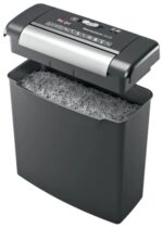 Rexel Momentum S206 Distruggidocumenti manuale a strisce P-2 - Distrugge fino a 6 fogli - Cestino da 9 L - Colore nero - immagine 3