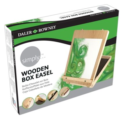 Daler Rowney Simply Box Cavalletto in legno - Altezza della tela 43 cm