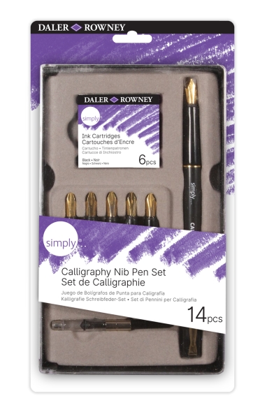 Daler Rowney Simply Set da 14 pezzi per calligrafia