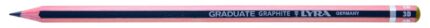 Lyra Graduate Matita di grafite - Esagonale - Durezza 3B - Colore Grigio scuro