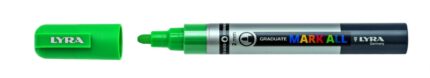 Lyra Mark All Pennarello indelebile - Multisuperficie - Punta tonda - 2 mm - Colore verde smeraldo