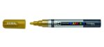 Lyra Mark All Pennarello indelebile - Multisuperficie - Punta tonda - 2 mm - Colore oro