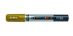 Lyra Mark All Pennarello indelebile - Multisuperficie - Punta tonda - 2 mm - Colore oro - immagine 2