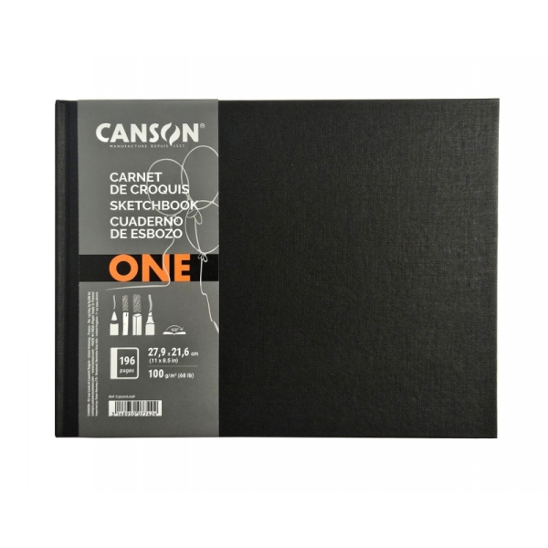 Canson Sketch One Taccuino orizzontale con 98 fogli - 27