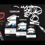 Canson Graduate Black Bloc Incollato da 20 fogli A3 - 120 g - Grana fine - Colore nero - immagine 2