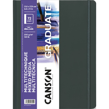 Canson Graduate Mix Media Quaderno - 36 fogli da 21