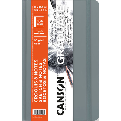 Canson Graduate Sketch Quaderno con 92 fogli - 14x21