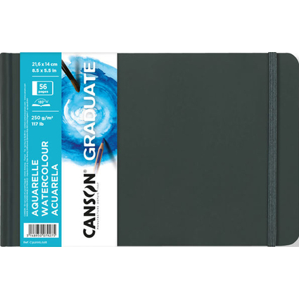 Canson Graduate Acquerello Quaderno con 28 fogli - 21