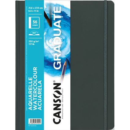 Canson Graduate Acquerello Quaderno con 28 fogli - 21
