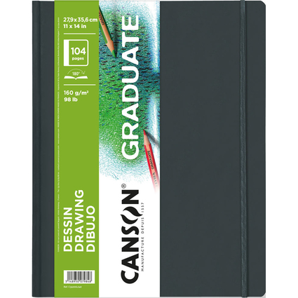 Canson Graduate Quaderno da disegno con 52 fogli - 27