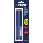 Alpino Junior Blister da 12 matite di grafite HB con puntina - Spazio per il nome