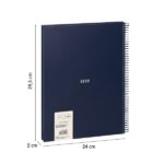 Milan 430 Since 1918 Quaderno A4 con spirale - Fogli bianchi - 80 fogli da 95 g - Copertina rigida - Colore blu - immagine 3