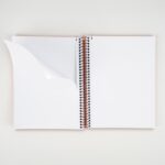 Milan 430 Since 1918 Quaderno A5 con spirale - Fogli bianchi - 80 fogli da 95 g - Copertina rigida - Colore blu - immagine 4