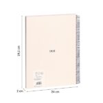 Milan 430 Since 1918 Confezione da 4 quaderni A4 con spirale - Carta a righe da 7 mm - 80 fogli da 95 g - Copertina rigida - Colori assortiti - immagine 3
