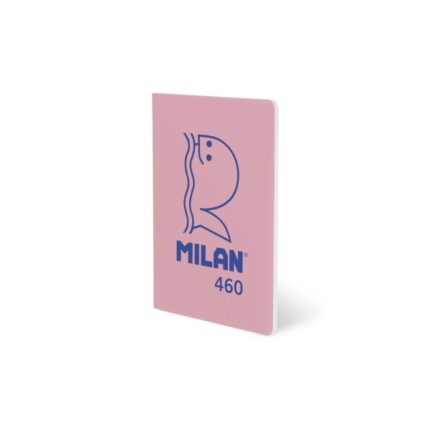 Milan 460 Since 1918 Taccuino A5 rilegato - Fogli bianchi - 24 fogli da 95 g - Colore rosa