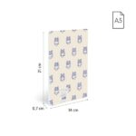 Milan 460 Since 1918 Taccuino A5 rilegato - Carta a righe - 24 fogli da 95 g - Colore beige - immagine 3