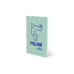 Milan 460 Since 1918 Taccuino A5 rilegato - Carta a righe - 24 fogli da 95 g - Colore menta