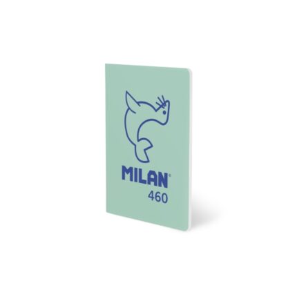 Milan 460 Since 1918 Taccuino A5 rilegato - Carta a righe - 24 fogli da 95 g - Colore menta