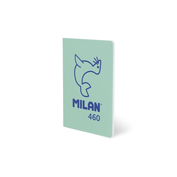 Milan 460 Since 1918 Taccuino A5 rilegato - Carta a righe - 24 fogli da 95 g - Colore menta Milan 460 Since 1918 Taccuino A5 rilegato - Carta a righe - 24 fogli da 95 g - Colore menta