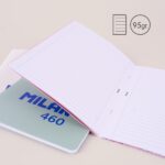 Milan 460 Since 1918 Taccuino A5 rilegato - Carta a righe - 24 fogli da 95 g - Colore rosa - immagine 4