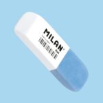 Milan 806 Gomme smussate - Doppia durezza - Abrasiva per inchiostro - Flessibile per matita - Colore blu - immagine 2