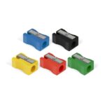 Milan Basic Espositore con 30 temperamatite - Senza contenitore - Lama di sicurezza in acciaio - Colori assortiti - immagine 3